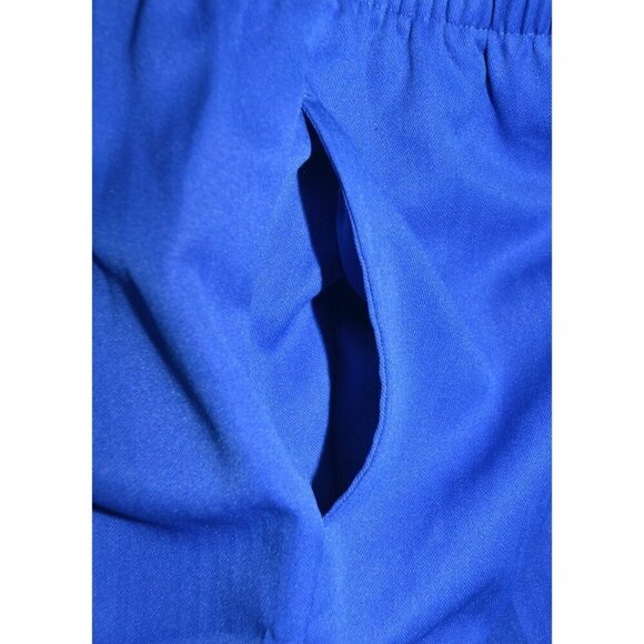 Draper's & Damon's Ladies Plus 22W Cobalt Blue Pants Elastic Waist Straight Leg - Picture 3 of 7